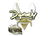 Artwork for Sticker | dupreeh (Gold, Champion) | Paris 2023