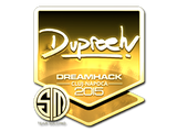 Artwork for Sticker | dupreeh (Gold) | Cluj-Napoca 2015