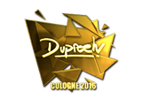 Artwork for Sticker | dupreeh (Gold) | Cologne 2016