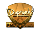 Sticker | dupreeh (Gold) | Krakow 2017