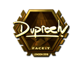 Artwork for Sticker | dupreeh (Gold) | London 2018