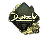 Artwork for Sticker | dupreeh (Gold) | Rio 2022