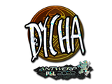 Artwork for Sticker | dycha (Glitter) | Antwerp 2022