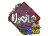 Artwork for Sticker | Dycha (Glitter) | Rio 2022