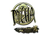 Artwork for Sticker | dycha (Gold) | Antwerp 2022