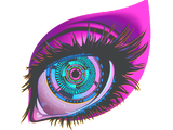 Artwork for Sticker | Dystopian Gaze (Lenticular)