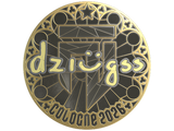 Artwork for Sticker | dziugss (Gold) | Cologne 2026