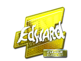 Artwork for Sticker | Edward (Foil) | Atlanta 2017