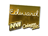 Artwork for Sticker | Edward (Gold) | Cologne 2015