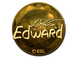 Sticker | Edward (Gold) | Katowice 2019