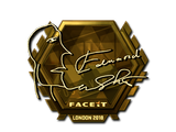 Artwork for Sticker | Edward (Gold) | London 2018