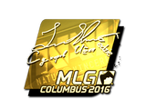 Artwork for Sticker | Edward (Gold) | MLG Columbus 2016