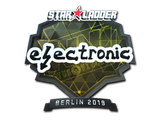 Artwork for Sticker | electronic (Foil) | Berlin 2019