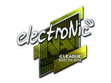 Artwork for Sticker | electronic (Foil) | Boston 2018