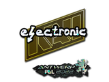 Artwork for Sticker | electronic (Glitter) | Antwerp 2022