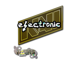 Artwork for Sticker | electronic (Glitter) | Paris 2023