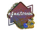 Artwork for Sticker | electronic (Glitter) | Rio 2022
