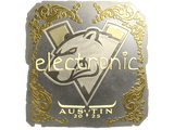 Artwork for Sticker | electronic (Gold) | Austin 2025