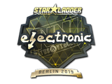 Artwork for Sticker | electronic (Gold) | Berlin 2019
