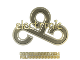 Artwork for Sticker | electronic (Gold) | Copenhagen 2024