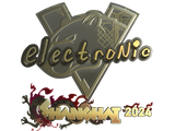 Artwork for Sticker | electronic (Gold) | Shanghai 2024