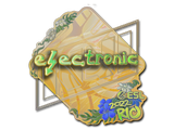 Artwork for Sticker | electronic (Holo) | Rio 2022