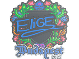 Artwork for Sticker | EliGE (Embroidered) | Budapest 2025