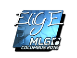 Artwork for Sticker | EliGE (Foil) | MLG Columbus 2016