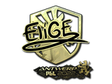 Artwork for Sticker | EliGE (Gold) | Antwerp 2022