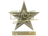Artwork for Sticker | EliGE (Gold) | Copenhagen 2024