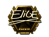 Artwork for Sticker | EliGE (Gold) | London 2018