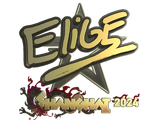 Artwork for Sticker | EliGE (Gold) | Shanghai 2024