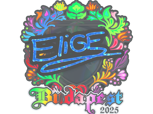 Sticker | EliGE (Holo) | Budapest 2025