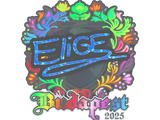 Artwork for Sticker | EliGE (Holo) | Budapest 2025