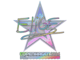 Artwork for Sticker | EliGE (Holo) | Copenhagen 2024