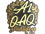 Artwork for Sticker | EmiliaQAQ (Gold) | Budapest 2025