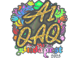 Artwork for Sticker | EmiliaQAQ (Holo) | Budapest 2025