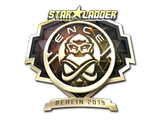 Artwork for Sticker | ENCE (Gold) | Berlin 2019