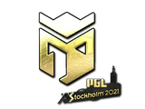 Artwork for Sticker | Entropiq (Gold) | Stockholm 2021