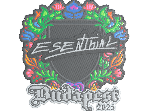 Sticker | esenthial (Embroidered) | Budapest 2025