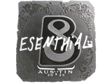 Artwork for Sticker | esenthial (Foil) | Austin 2025