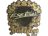 Artwork for Sticker | esenthial (Gold) | Budapest 2025
