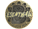 Artwork for Sticker | esenthial (Gold) | Cologne 2026
