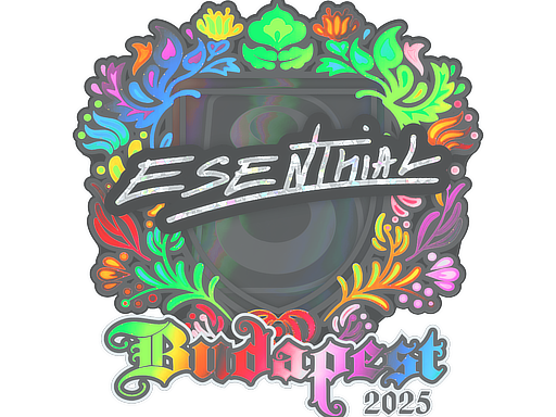 Sticker | esenthial (Holo) | Budapest 2025