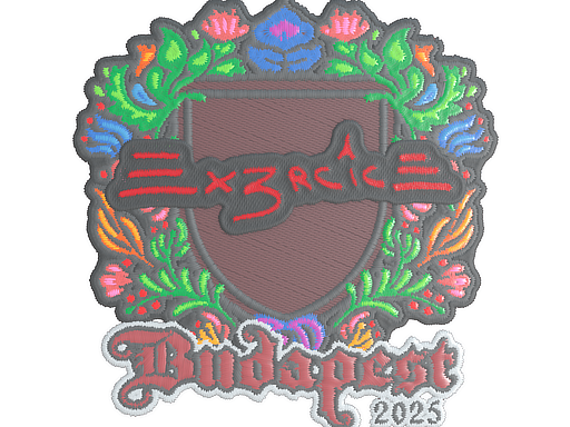 Sticker | Ex3rcice (Embroidered) | Budapest 2025