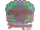 Artwork for Sticker | Ex3rcice (Embroidered) | Budapest 2025