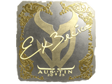 Artwork for Sticker | Ex3rcice (Gold) | Austin 2025