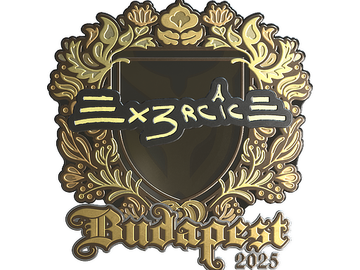 Sticker | Ex3rcice (Gold) | Budapest 2025