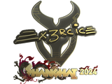 Artwork for Sticker | Ex3rcice (Gold) | Shanghai 2024