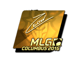 Artwork for Sticker | Ex6TenZ (Gold) | MLG Columbus 2016